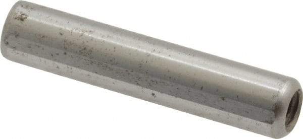Gibraltar - 5/16" Diam x 1-1/2" Pin Length C-1215 Case Hardened Steel Pull Out Dowel Pin - 1 Beveled & 1 Threaded End - Americas Industrial Supply