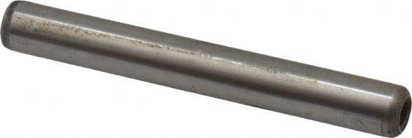 Gibraltar - 3/8" Diam x 3" Pin Length C-1215 Case Hardened Steel Pull Out Dowel Pin - 1 Beveled & 1 Threaded End - Americas Industrial Supply