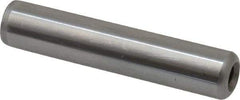 Gibraltar - 1/2" Diam x 2-1/2" Pin Length C-1215 Case Hardened Steel Pull Out Dowel Pin - 1 Beveled & 1 Threaded End - Americas Industrial Supply