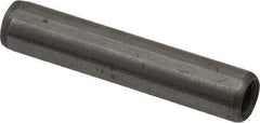 Gibraltar - 1/4" Diam x 1-1/4" Pin Length C-1215 Case Hardened Steel Pull Out Dowel Pin - 1 Beveled & 1 Threaded End - Americas Industrial Supply