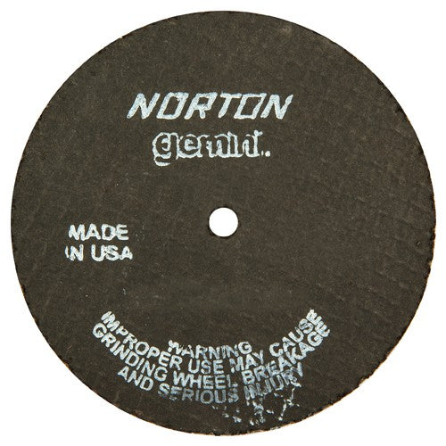 4″ × 1/8″ × 1/4″ Gemini Small Diameter Cut-Off Wheel Type 01 Straight Aluminum Oxide - Americas Industrial Supply