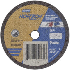 3″ × 0.035″ × 3/8″ NorZon Plus Small Diameter Cut-Off Wheel Type 01 Straight Aluminum Oxide - Americas Industrial Supply