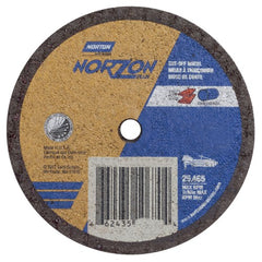 3″ × 1/16″ × 1/4″ NorZon Plus Small Diameter Cut-Off Wheel Type 01 Straight - Americas Industrial Supply