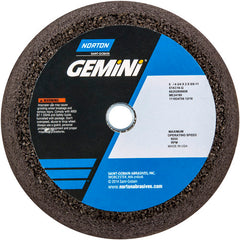 ‎6″ / 4-3/4″ × 2″ × 5/8″-11-Gemini Snagging Wheel Type 11-Flaring Cup 16 Grit Aluminum Oxide - Americas Industrial Supply