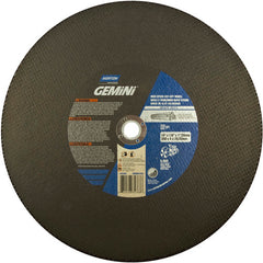 14″ × 1/8″ × 1″ Ductile HD High Speed Cut-Off Wheel Type 01 Straight 24 Grit - Americas Industrial Supply