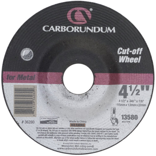 ‎9″ × 1/4″ × 5/8″-11 T270 Carbo White A24 Grit Depressed Center Wheel - Americas Industrial Supply
