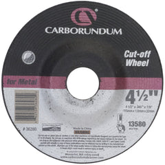 ‎9″ × 1/4″ × 5/8″-11 T270 Carbo White A24 Grit Depressed Center Wheel - Americas Industrial Supply