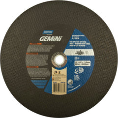 12″ × 1/8″ × 1″ Metal High Speed Cut-Off Wheel Type 01 Straight Aluminum Oxide - Americas Industrial Supply