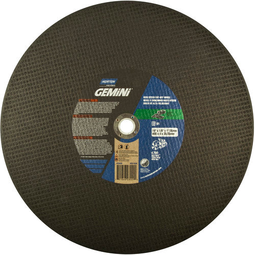 12″ × 1/8″ × 1″ Concrete High Speed Cut-Off Wheel Type 01 Straight Silicon Carbide - Americas Industrial Supply