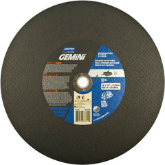 14″ × 1/8″ × 1″ Ductile High Speed Cut-Off Wheel Type 01 Straight Aluminum Oxide - Americas Industrial Supply