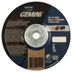 6″ × 1/8″ × 5/8″ Gemini Non-Woven Depressed Center Wheel Type 27 - Americas Industrial Supply