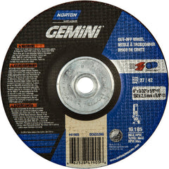 ‎6″ × 3/32″ × 5/8″-11 Gemini Non-Woven Depressed Center Wheel Type 27 24 Grit - Americas Industrial Supply