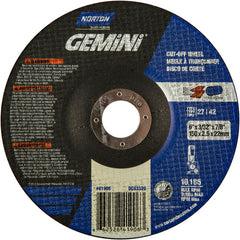 6″ × 3/32″ × 7/8″ Gemini Non-Woven Depressed Center Wheel Type 27 30 Grit - Americas Industrial Supply