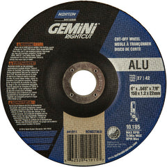 6″ × 0.045″ × 7/8″ Gemini Non-Woven Depressed Center Wheel Type 27 24 Grit - Americas Industrial Supply