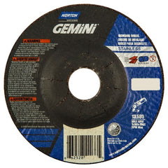 ‎4-1/2″ × 1/4″ × 7/8″ Gemini Non-Woven Depressed Center Wheel Type 27 30 Grit - Americas Industrial Supply
