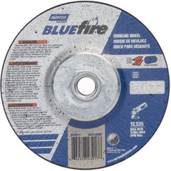 ‎5 × 1/4 × 5/8 - 11″ BlueFire Grinding Wheel ZA 24 S Type 27 - Americas Industrial Supply