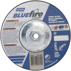 7″ × 1/8″ × 5/8″ BlueFire Non-Woven Depressed Center Wheel Type 27 Zirconia Alumina / Aluminum Oxide - Americas Industrial Supply