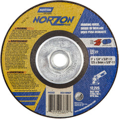5″ × 1/4″ × 5/8″ NorZon Plus Non-Woven Depressed Center Wheel Type 27 - Americas Industrial Supply