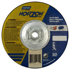 ‎7″ × 1/8″ × 5/8″-11 NorZon Plus Non-Woven Depressed Center Wheel Type 27 - Americas Industrial Supply