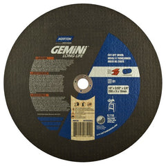 10″ × 0.09375″ × 5/8″ Gemini Stationary Saw Cut-Off Wheel Aluminum Oxide - Americas Industrial Supply