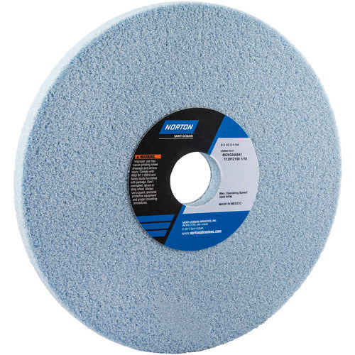 ‎8″ × 1/2″ × 1-1/4″ Gemini Toolroom Wheel Type 01 Straight 46 Grit Aluminum Oxide - Americas Industrial Supply