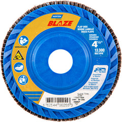 ‎4-1/2″ × 1/4″ × 7/8″ SG Blaze R980P Flap Disc Type 27 Flat 80 Grit - Americas Industrial Supply