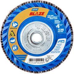 ‎4-1/2″ × 1/4″ × 5/8″ SG Blaze R980P Flap Disc Type 27 Flat 80 Grit - Americas Industrial Supply