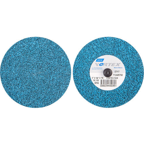 3″ × 1/4″ Vortex Unified Wheel 7AM Type TR/lll Aluminum Oxide - Americas Industrial Supply