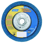 4-1/2 x 5/8-11" - Medium Grit - Aluminum Oxide - Bear-Tex Unified Non-Woven Wheel - Americas Industrial Supply