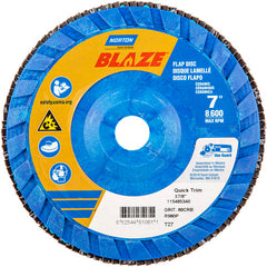 7″ × 1/4″ × 7/8″ SG Blaze R980P Flap Disc Type 27 Flat 80 Grit - Americas Industrial Supply