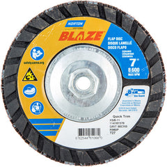 7″ × 1/4″ × 5/8″ SG Blaze R980P Flap Disc Type 27 Flat 80 Grit - Americas Industrial Supply