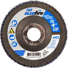 ‎4-1/2 × 7/8″ BlueFire Fiberglass Conical Flap Disc Type 29 P36 Grit R884P Zirconia Alumina - Americas Industrial Supply