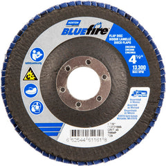 ‎4-1/2 × 7/8″ BlueFire Fiberglass Conical Flap Disc Type 29 P40 Grit R884P Zirconia Alumina - Americas Industrial Supply