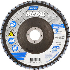 6 × 7/8″ Metal Fiberglass Conical Flap Disc Type 29 80 Grit R828T Zirconia Alumina - Americas Industrial Supply