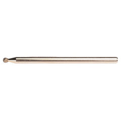 3/32″ - Electroplated CBN Mandrel-100 Grit - Spherical Ball end - Americas Industrial Supply