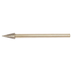 13/32″ 3/16″ - Electroplated CBN Mandrel-100 Grit-26 Included Angle - Americas Industrial Supply