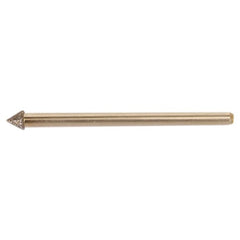 5/32″ 11/64″ - Electroplated CBN Mandrel-100 Grit-60 Included Angle - Americas Industrial Supply
