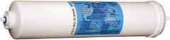 Aquaverve - 2-1/2" OD, 1µ, Mesh Multifilament Polyester Universal Drinking Water Carbon Block Cartridge Filter - 12" Long, Reduces Chlorine, Tastes, Odors, VOCs & Cysts - Americas Industrial Supply