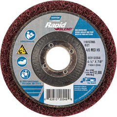 ‎4-1/2″ × 7/8″ Rapid Prep Depressed Center Finishing Wheel 150-180 Grit Aluminum Oxide - Americas Industrial Supply