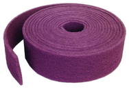 4'' x 30 ft. - Maroon - Aluminum Oxide Very Fine Grit - Bear-Tex Clean & Blend Roll - Americas Industrial Supply