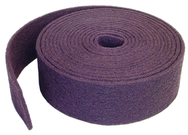 4'' x 30 ft. - Maroon - Aluminum Oxide Very Fine Grit - Bear-Tex Clean & Blend Roll - Americas Industrial Supply