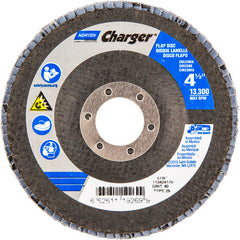 ‎4-1/2″ × 1/4″ × 7/8″ Charger R822 Flap Disc Type 29 Conical 40 Grit - Americas Industrial Supply