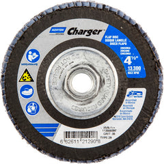 ‎4-1/2″ × 1/4″ × 5/8″ Charger R822 Flap Disc Type 29 Conical 36 Grit - Americas Industrial Supply