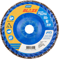 6″ × 7/8″ 40 Grit Type 27 Blaze Flap Disc - Americas Industrial Supply