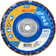 ‎6″ × 5/8″-11 80 Grit Type 27 Blaze Flap Disc - Americas Industrial Supply