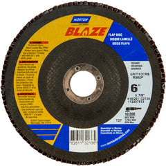 6″ × 7/8″ 60 Grit Type 27 Blaze Flap Disc - Americas Industrial Supply