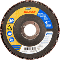 ‎4-1/2 × 7/8″ Blaze Fiberglass Conical Flap Disc Type 29 40 Grit R980P Premium Ceramic Alumina - Americas Industrial Supply
