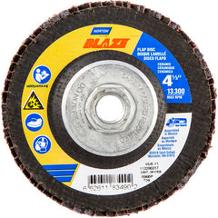 ‎4-1/2 × 5/8 - 11″ Blaze Fiberglass Conical Flap Disc Type 29 36 Grit R980P Premium Ceramic Alumina - Americas Industrial Supply