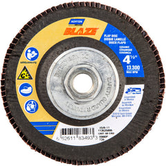 ‎4-1/2″ × 1/4″ × 5/8″ SG Blaze R980P Flap Disc Type 29 Conical 80 Grit - Americas Industrial Supply