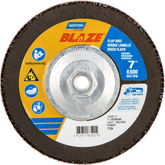 7″ × 1/4″ × 5/8″ SG Blaze R980P Flap Disc Type 29 Conical 80 Grit - Americas Industrial Supply
